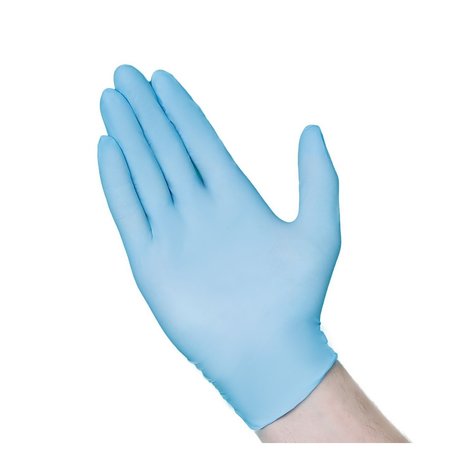 Vguard A16A1, Nitrile Exam Gloves, 4.5 mil Palm, Nitrile, Powder-Free, Small, 1000 PK, Blue A16A11